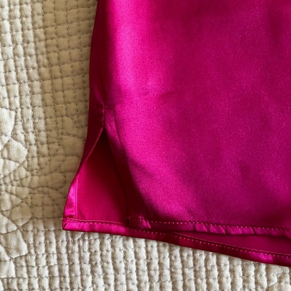 NWT Talbots fuchsia silk shell tank - Picture 4 of 7
